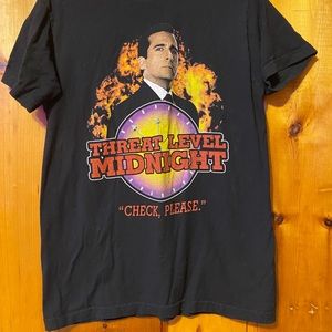 The office “Threat level midnight” Tee